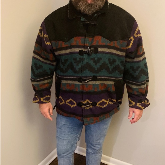 Vintage Cotler southwestern style winter jacket. - Picture 2 of 4
